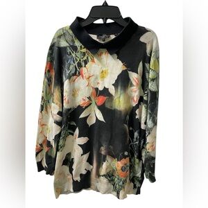 Ted Baker Collared Sweater in Opulent Floral